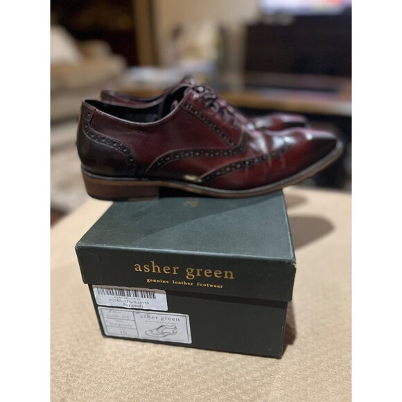 Asher Green Burgundy‎ Oxford Dress Shoes - Size 10 main image 7